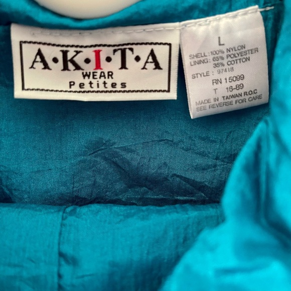 Vintage AKITA Ladies Track Suit Size Large - Picture 5 of 6